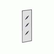 Дверь стеклянная с фурнитурой 01.602 (45х130)